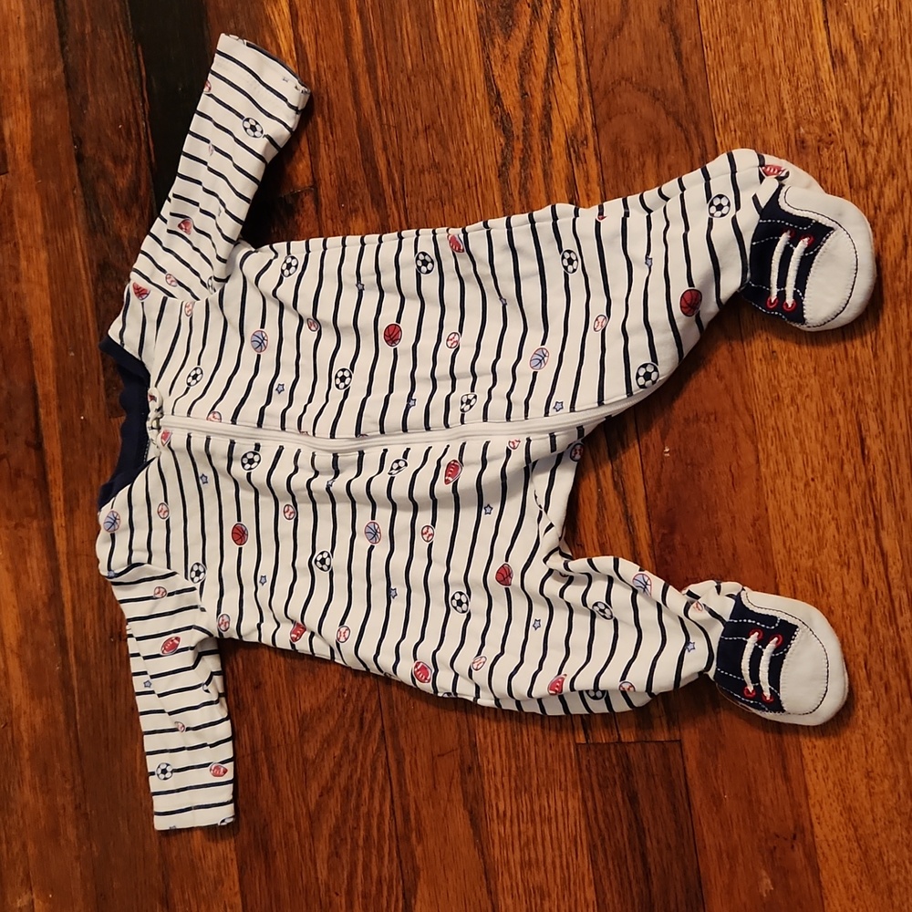 Baby Zip Up Pajamas Size 3 Months